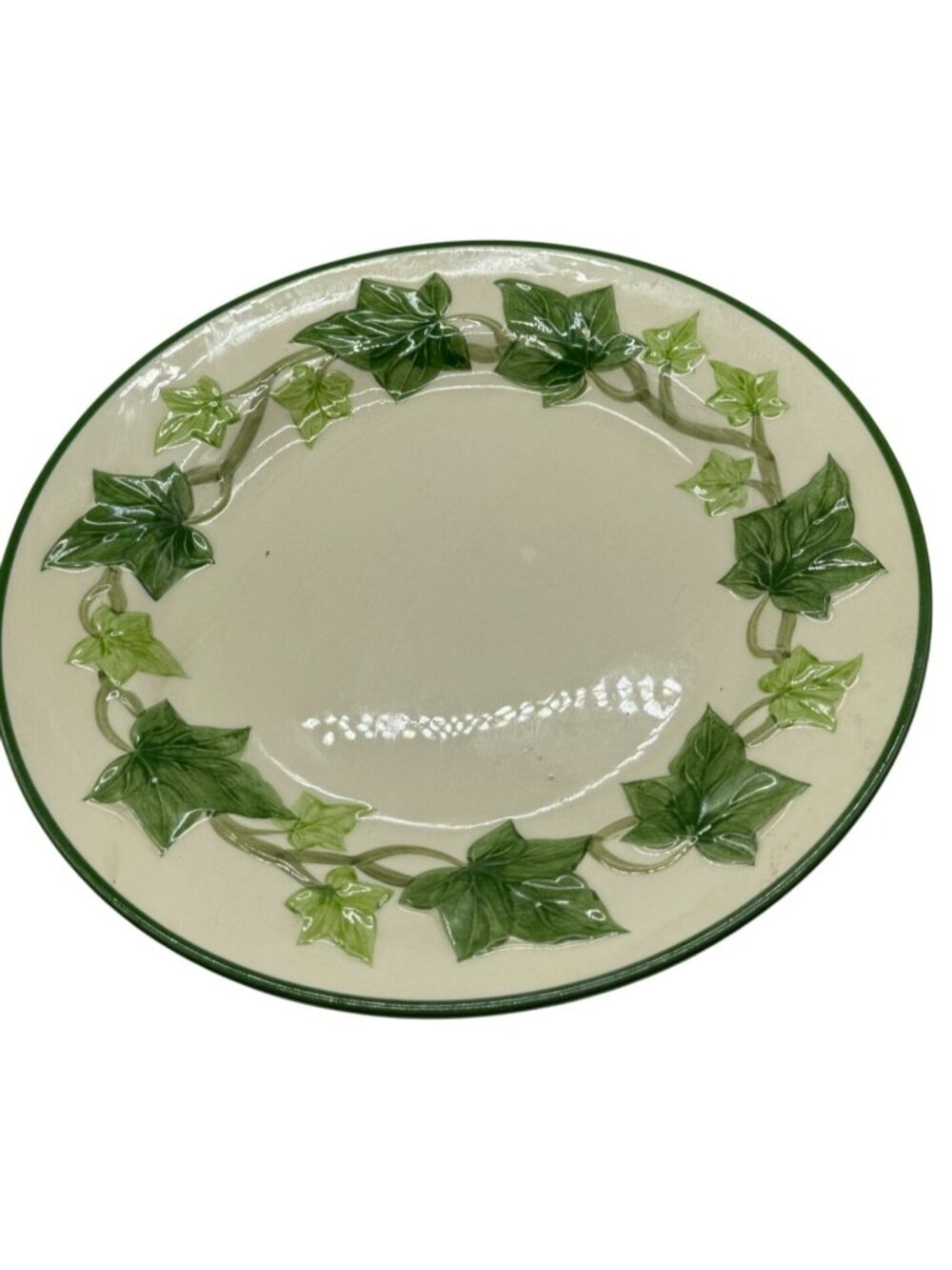 Vintage Franciscan Ivy Ceramic Plate 9.5" Made In California Used READ